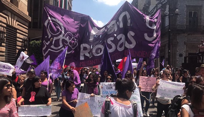 Marchan para exigir justicia para Mara Castilla Marchan para exigir justicia para Mara Castilla