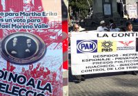 Trabajadores repudian continuidad de Moreno Valle en Puebla